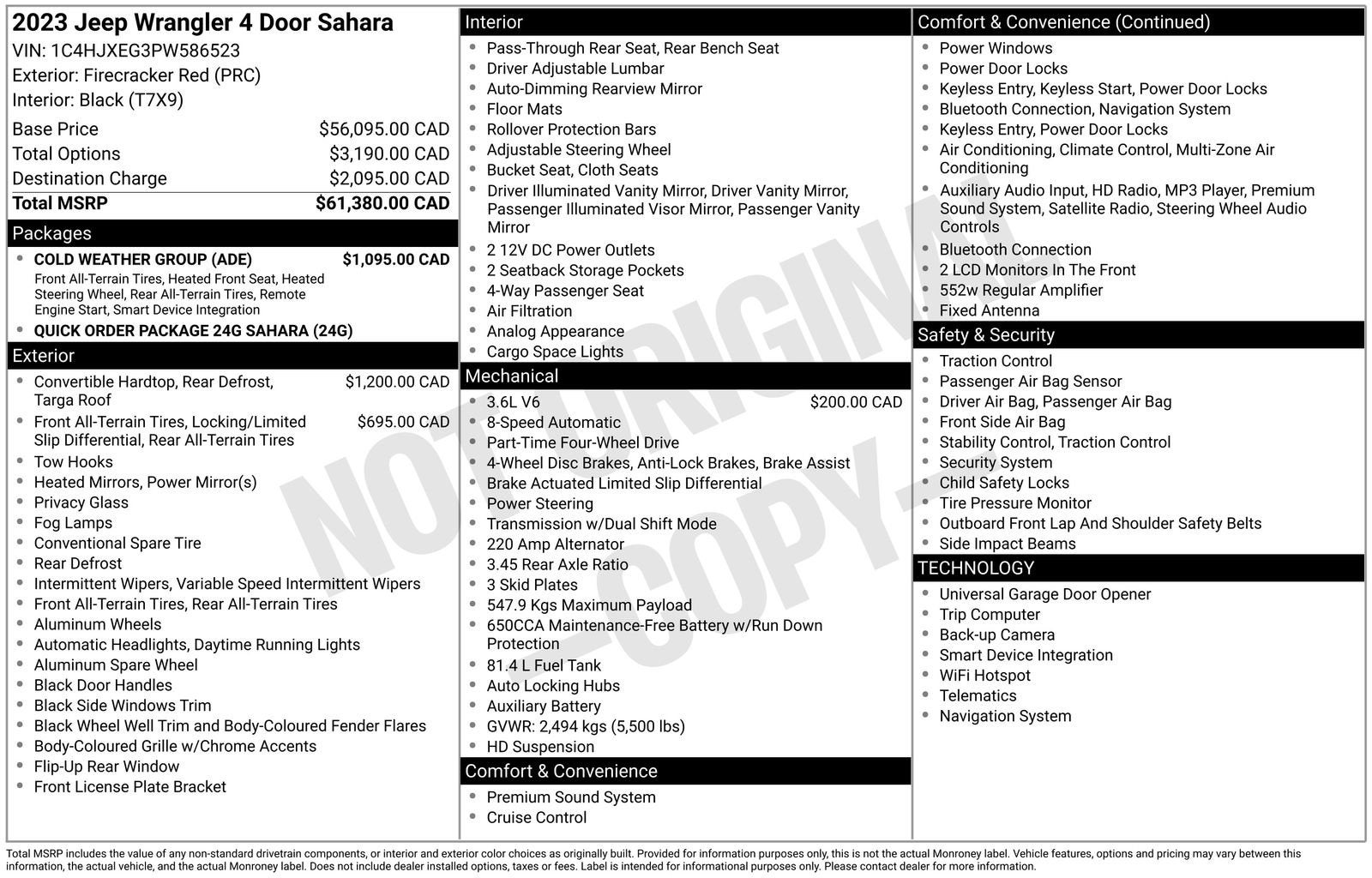 2023 Jeep Wrangler Sahara