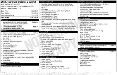 2023 Jeep Grand Cherokee L Summit