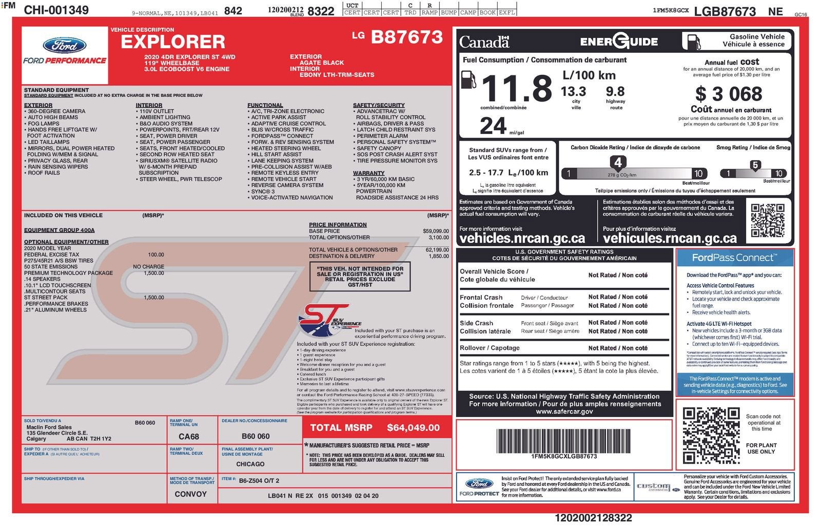 2020 Ford Explorer ST