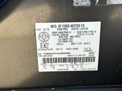 2018 Ford Explorer Sport
