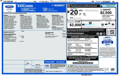 2020 Ford EXPLORER Base
