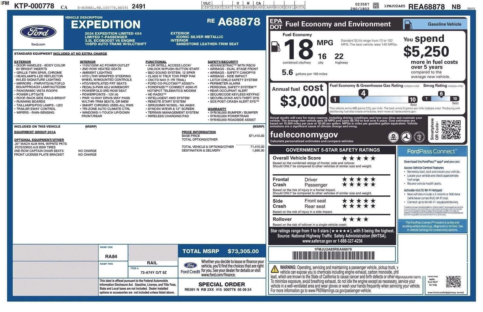 2024 Ford Expedition Limited
