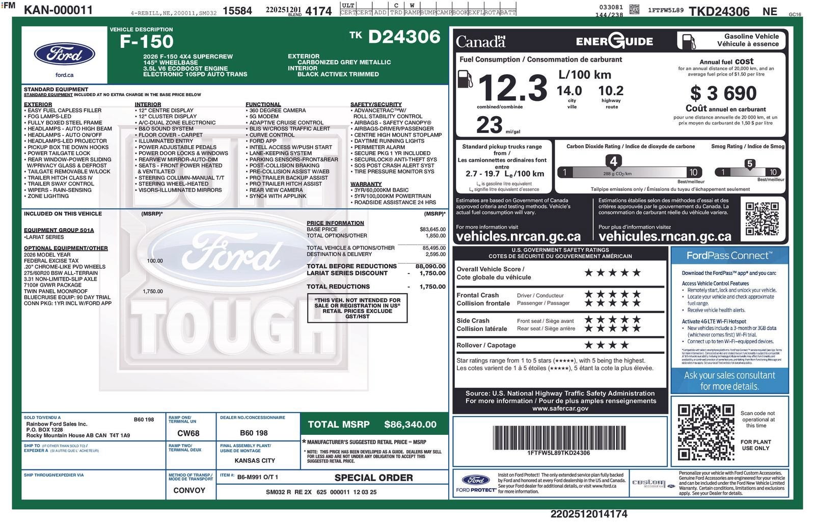2026 Ford F-150 LARIAT