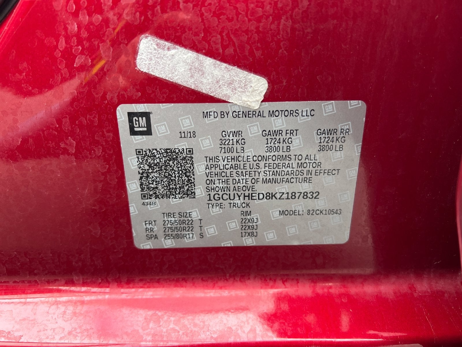 2019 Chevrolet Silverado 1500 High Country