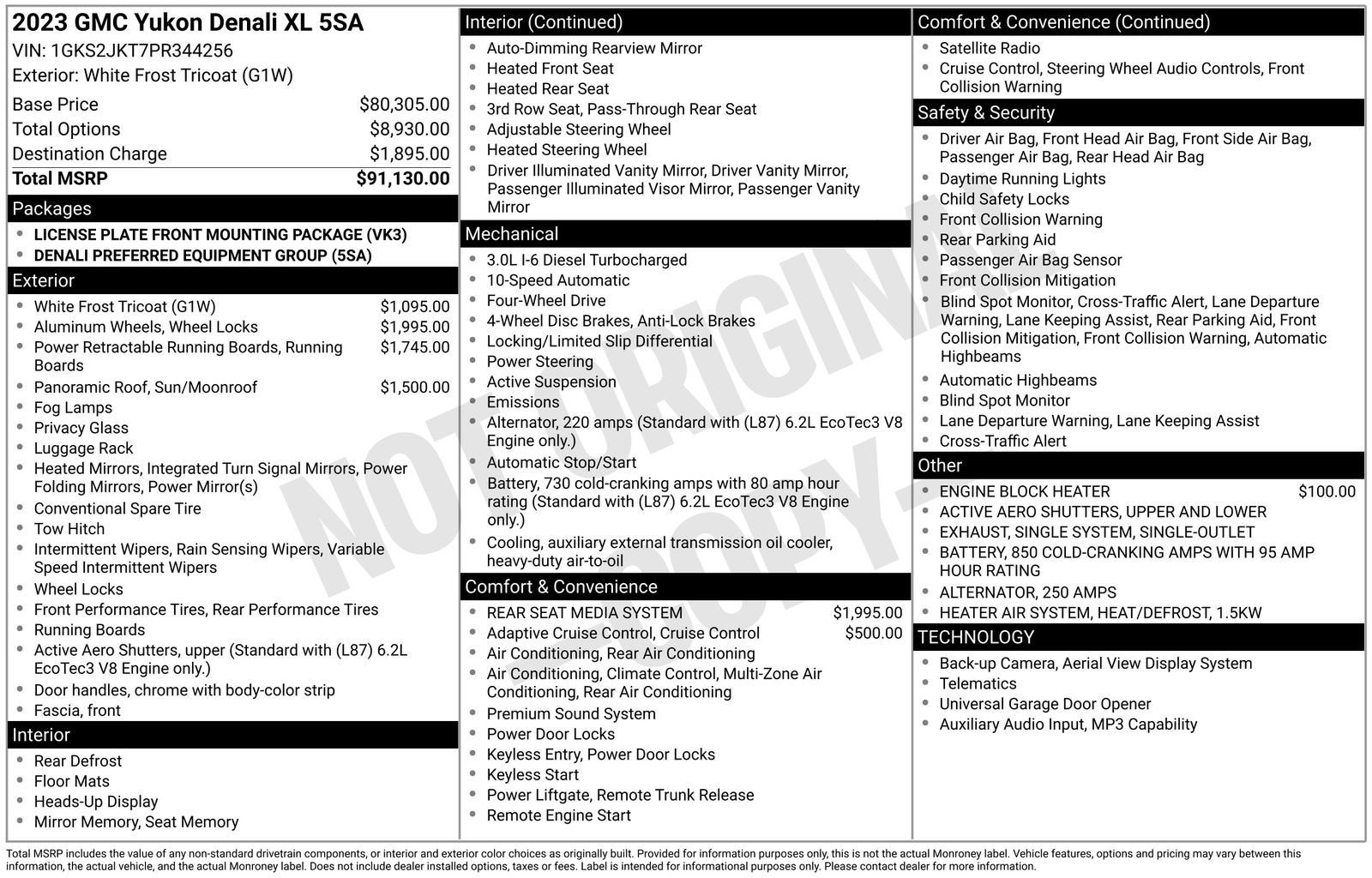 2023 GMC Yukon XL Denali