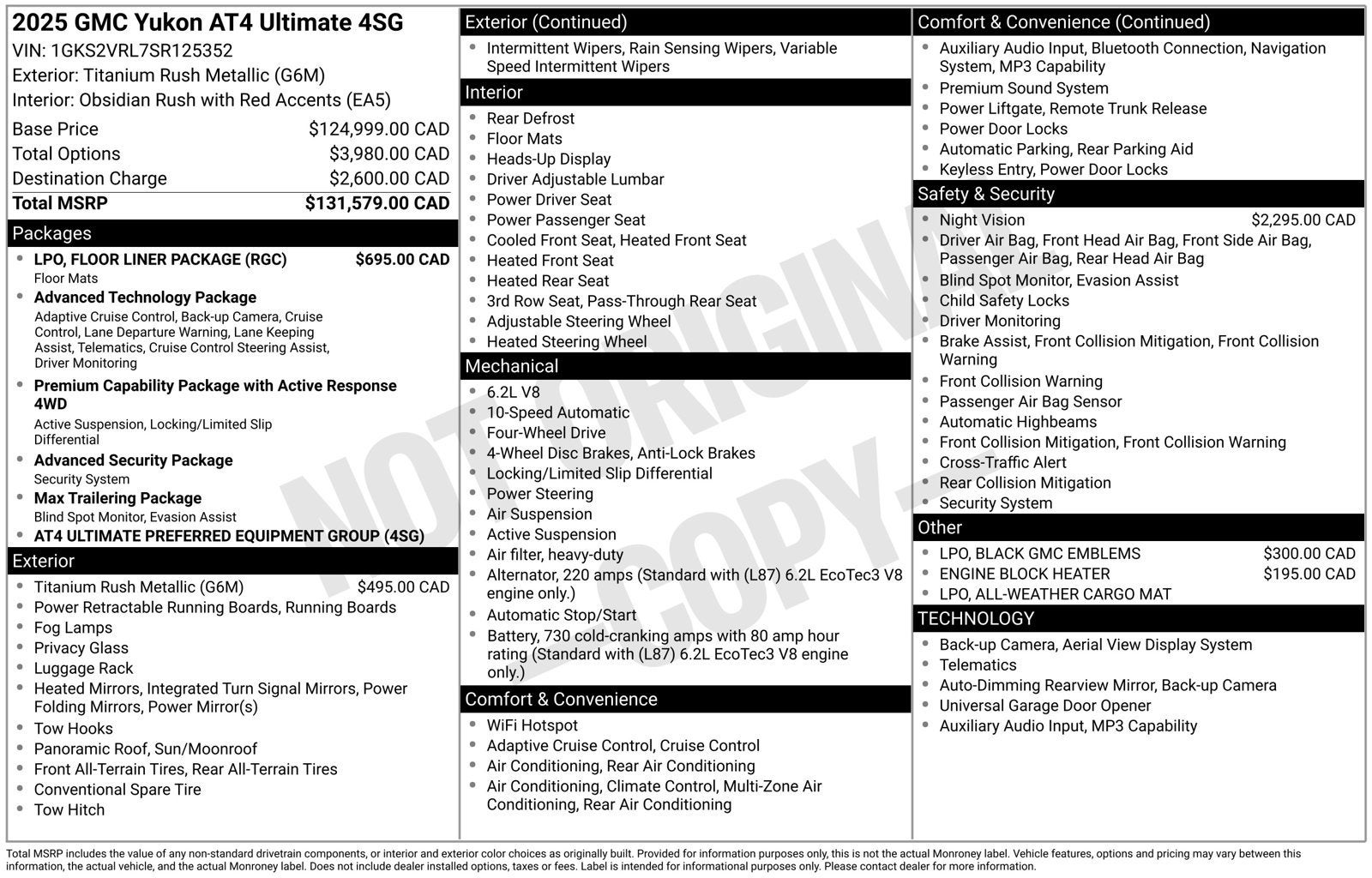 2025 GMC Yukon AT4 Ultimate