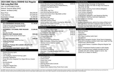 2024 GMC Sierra 3500 HD SLE DRW