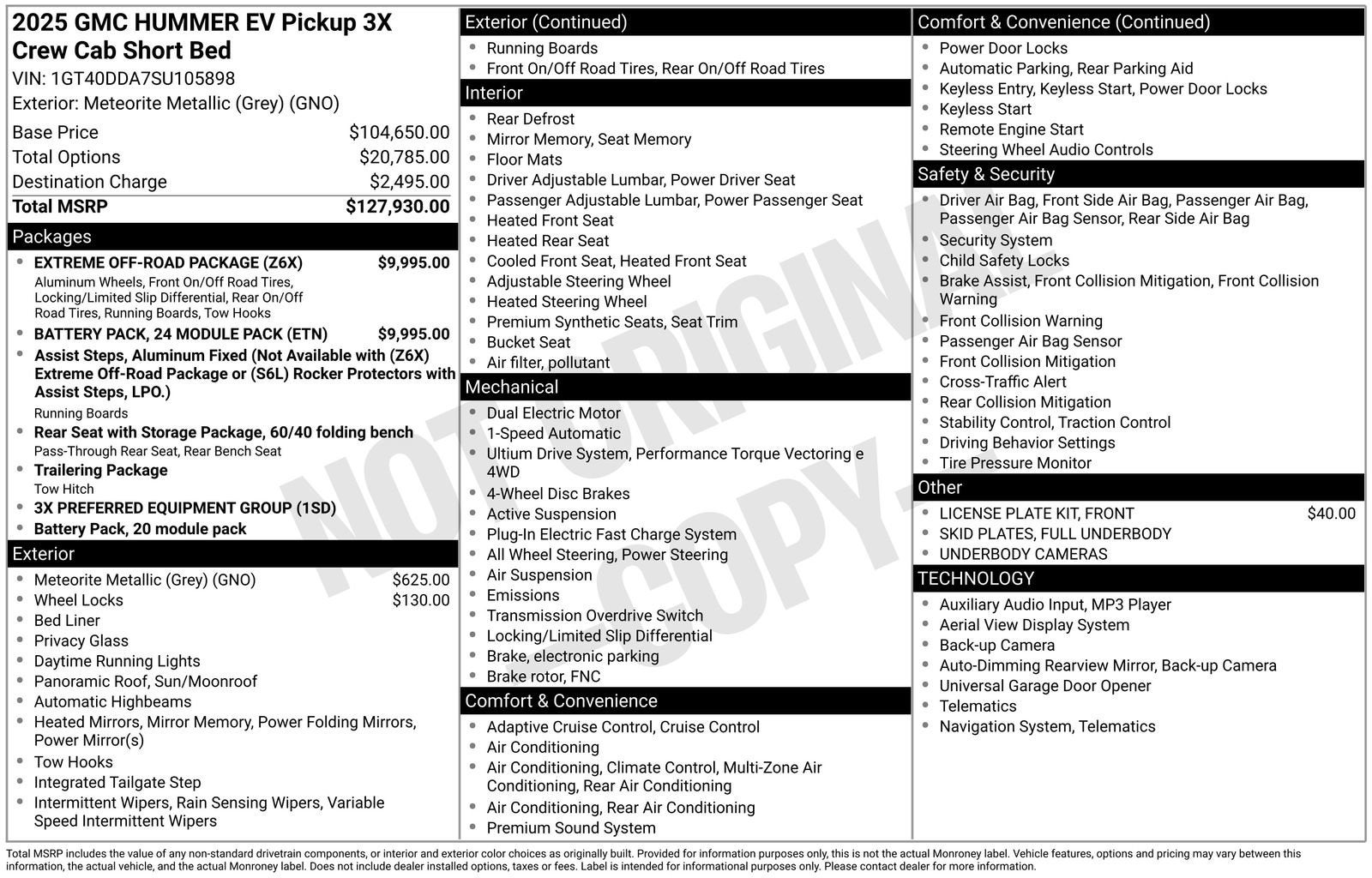 2025 GMC HUMMER EV Pickup 3X