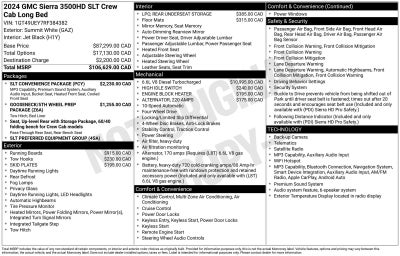 2024 GMC Sierra 3500 HD SLT