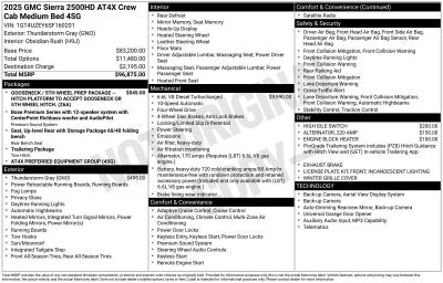 2025 GMC Sierra 2500 HD AT4X