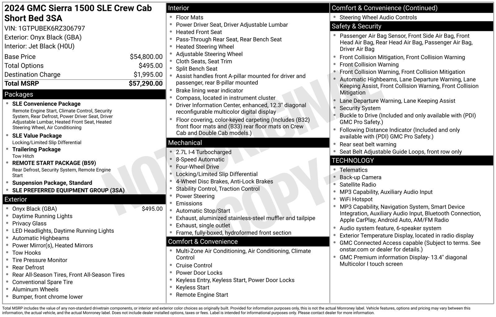 2024 GMC Sierra 1500 SLE