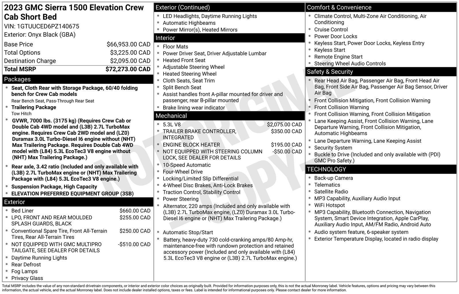 2023 GMC Sierra 1500 Elevation