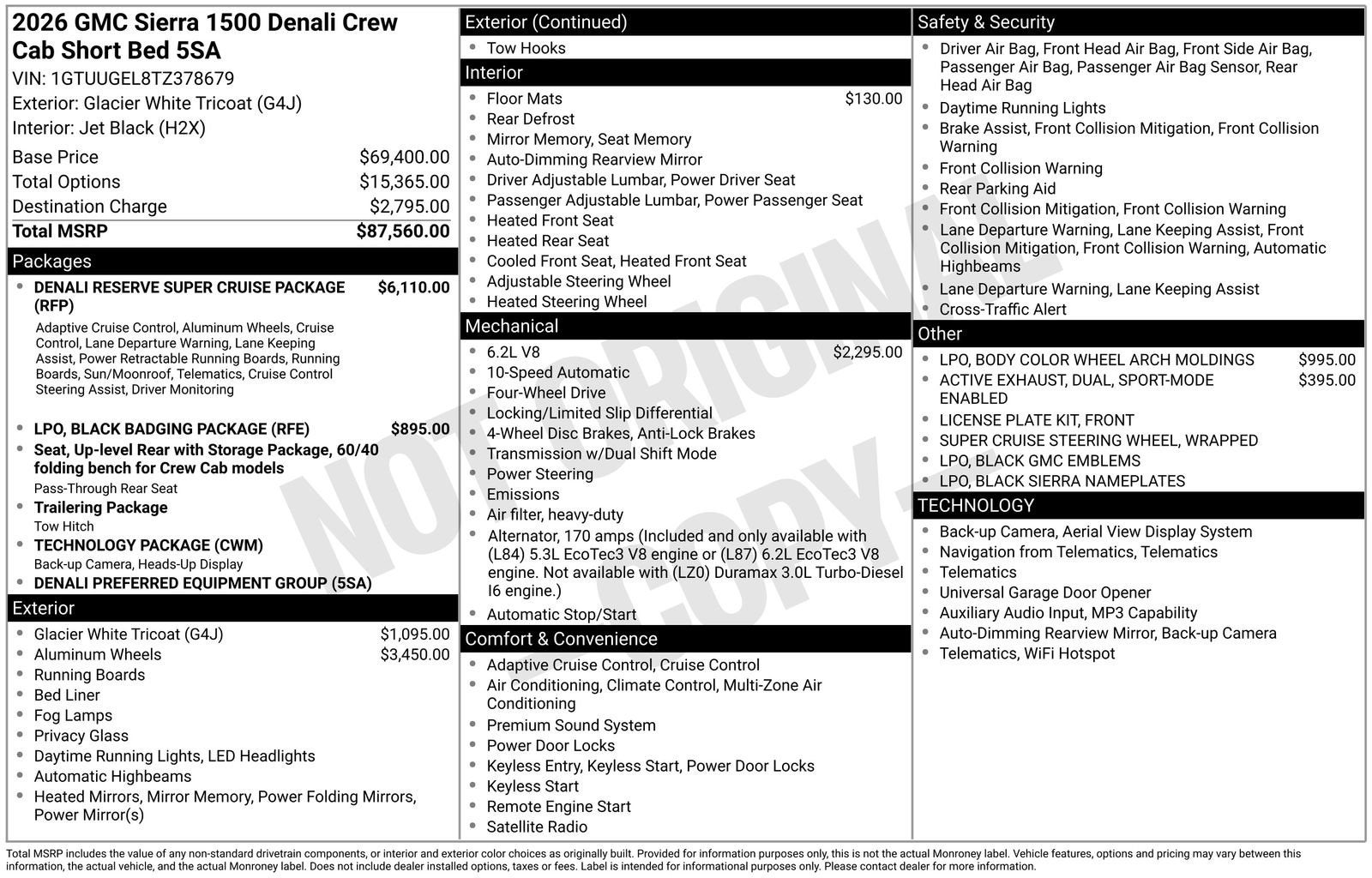 2026 GMC Sierra 1500 Denali