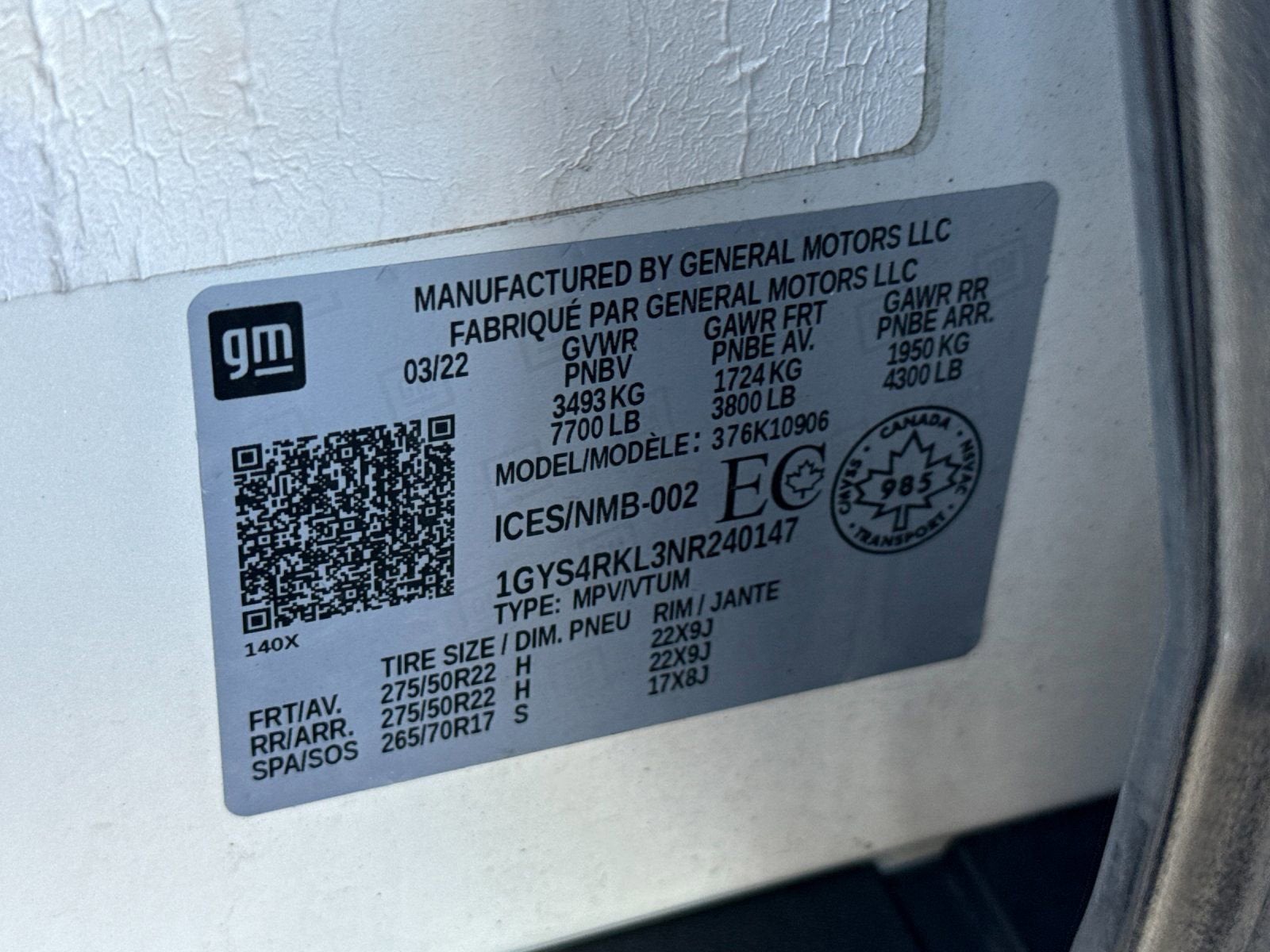 2022 Cadillac Escalade ESV Sport Platinum