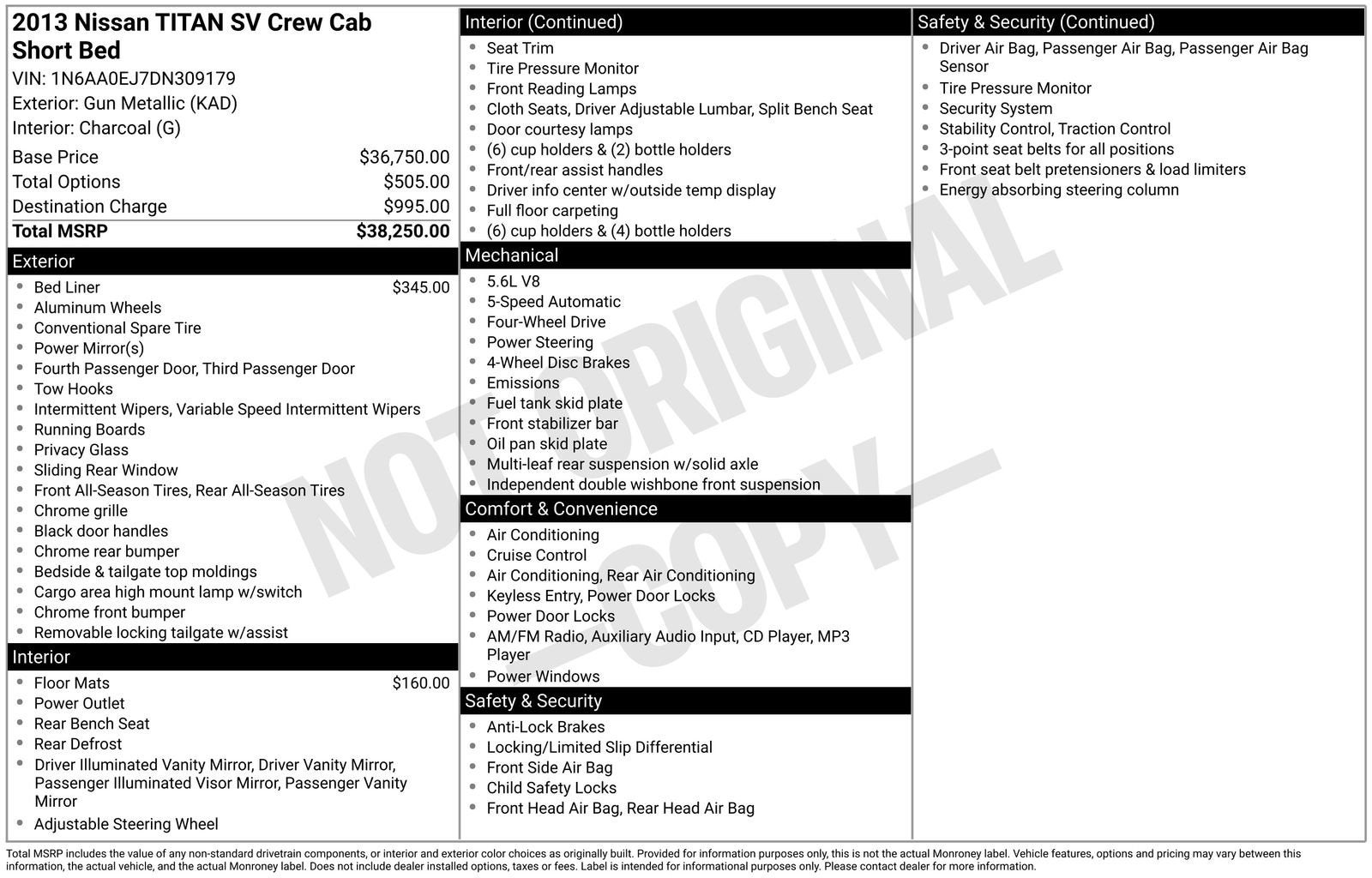2013 Nissan Titan SV