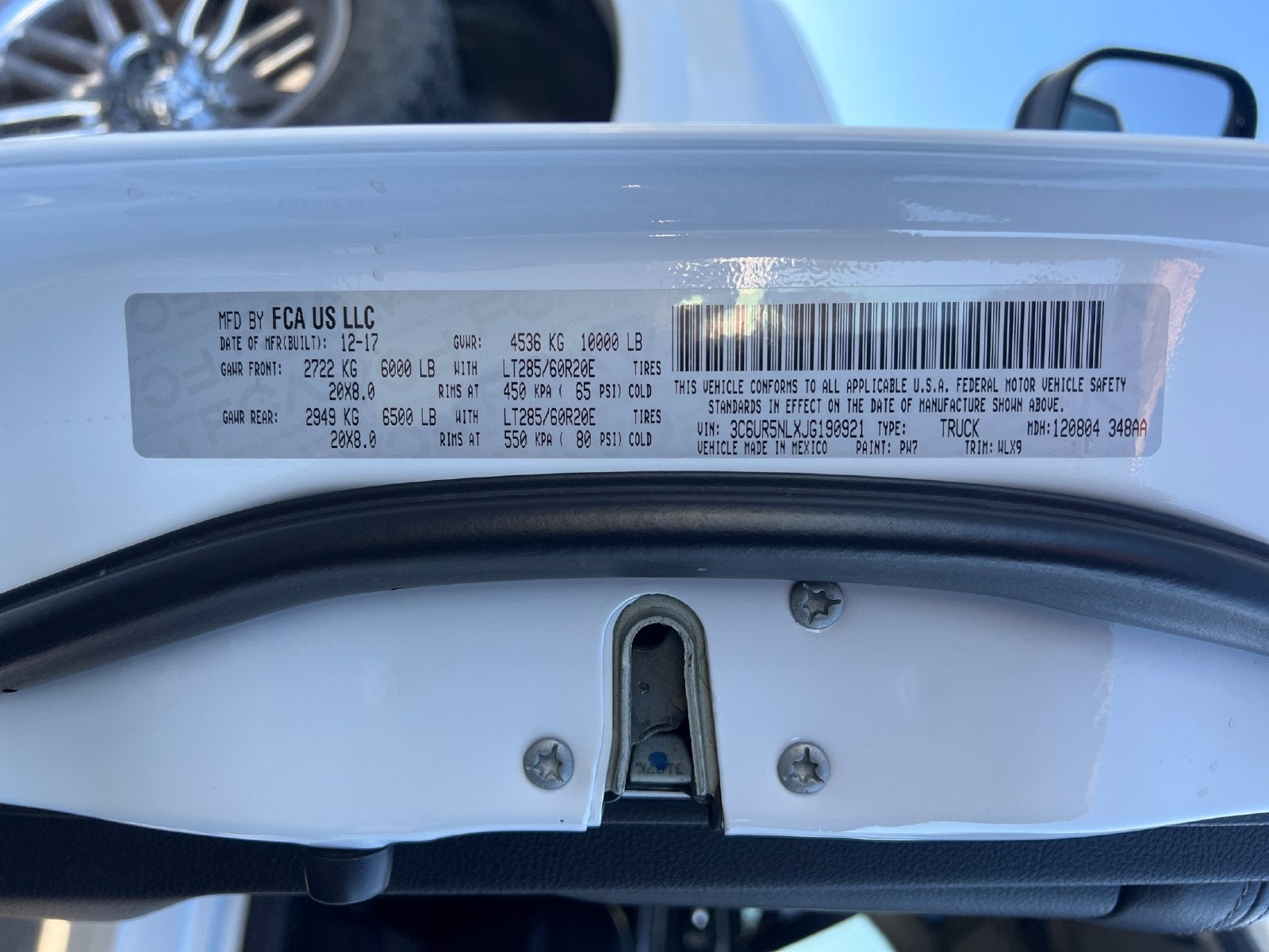 2018 RAM 2500 Laramie