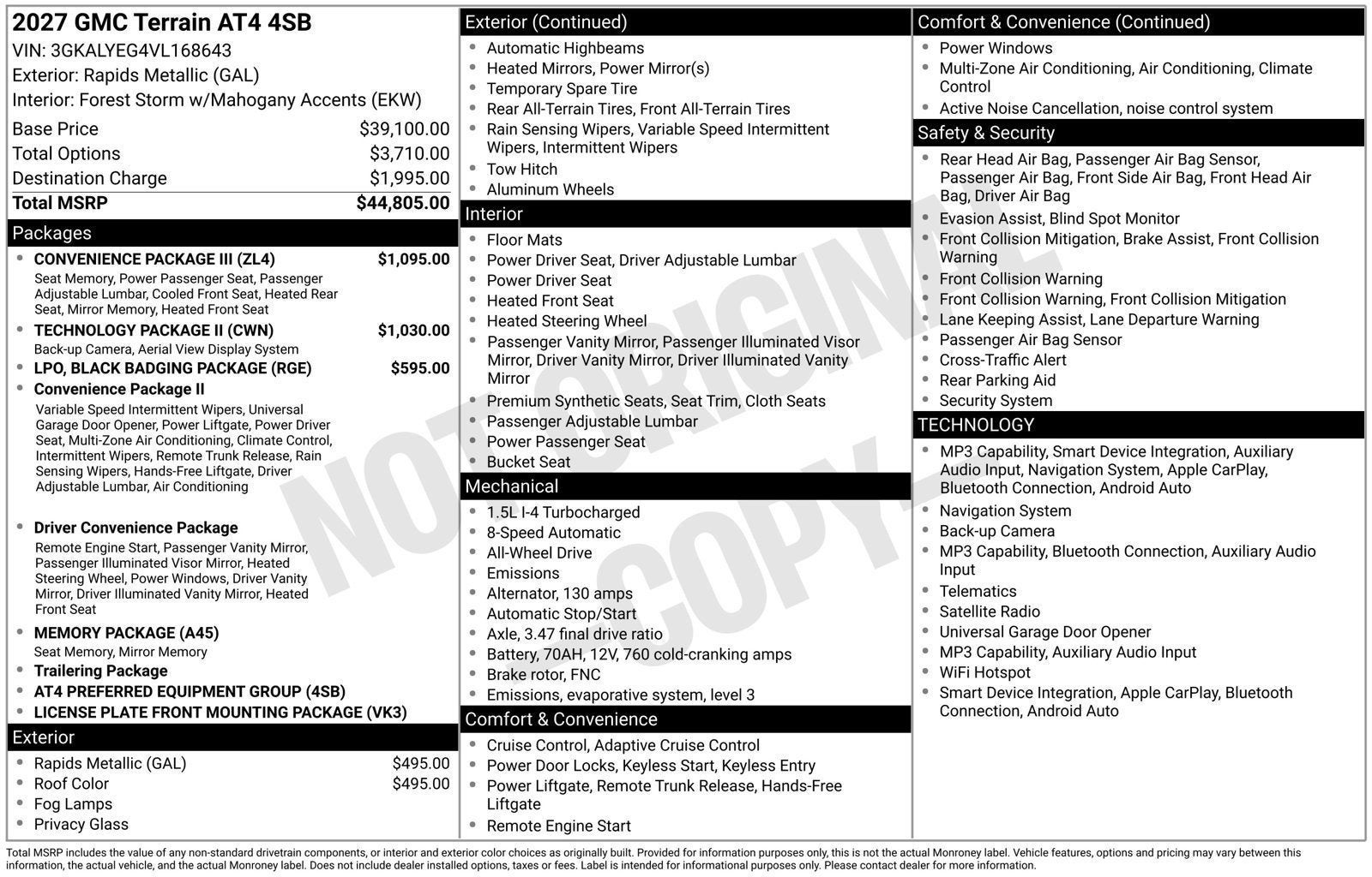 2027 GMC Terrain AT4