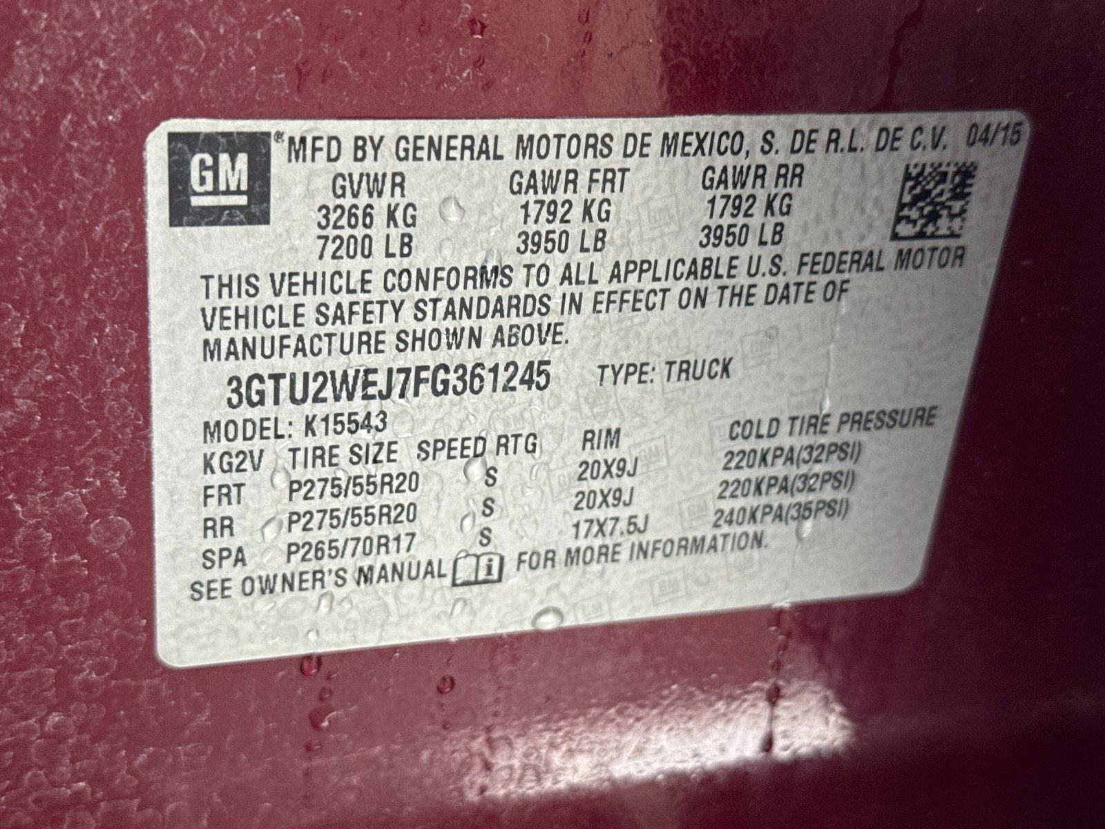 2015 GMC Sierra 1500 Denali