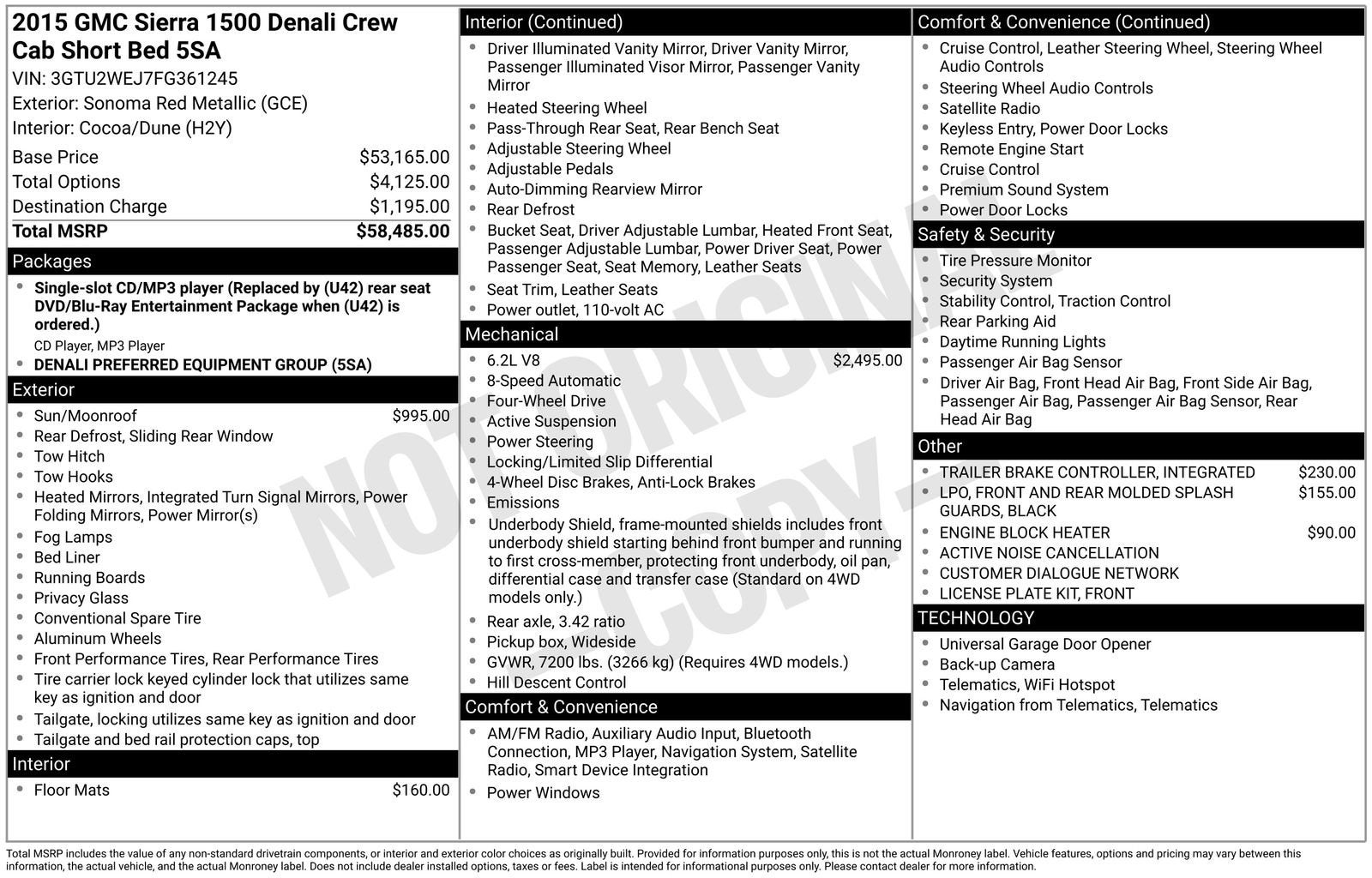 2015 GMC Sierra 1500 Denali