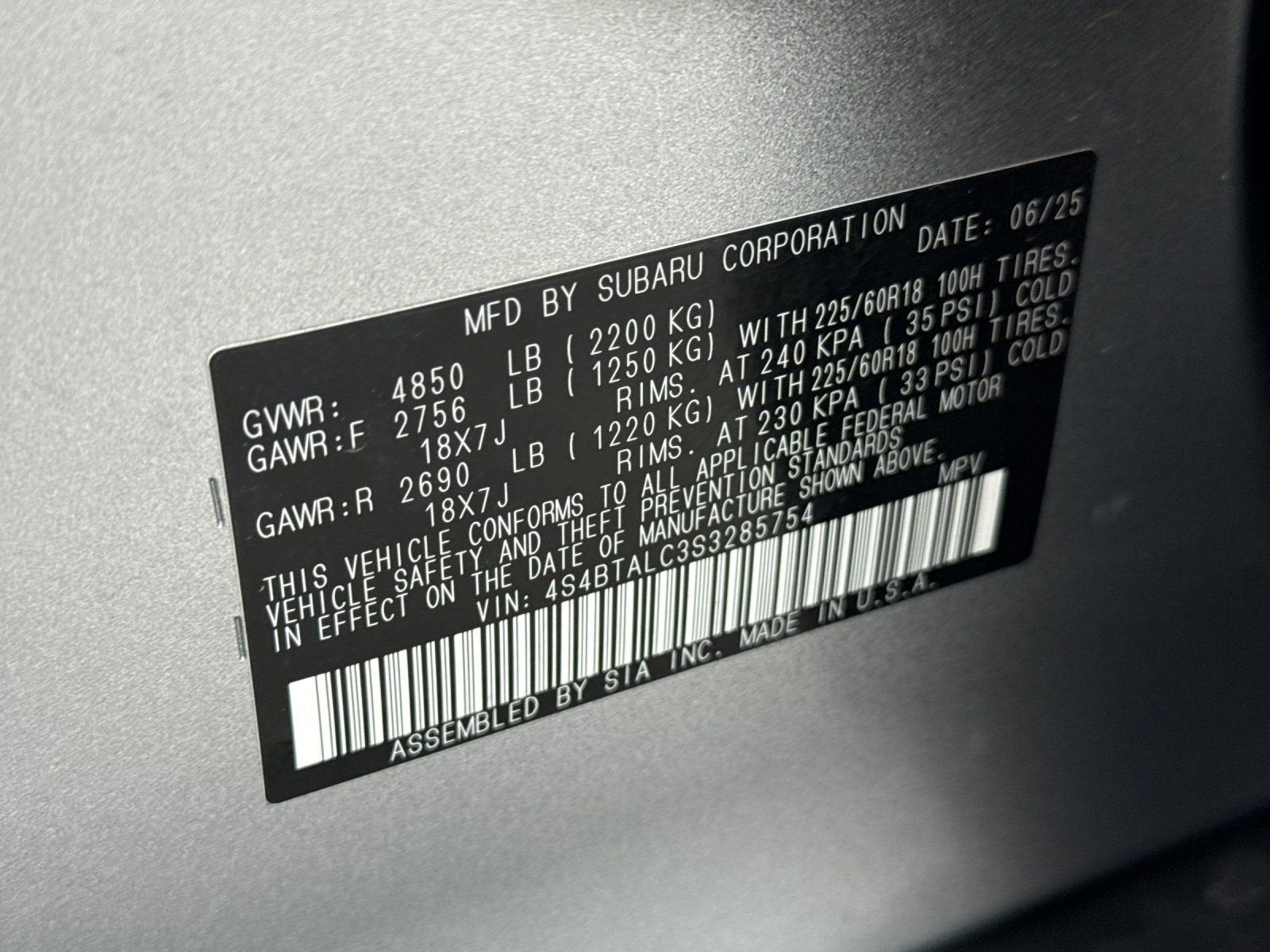 2025 Subaru Outback Onyx Edition