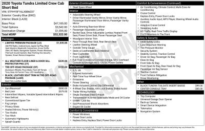 2020 Toyota Tundra 4WD Limited