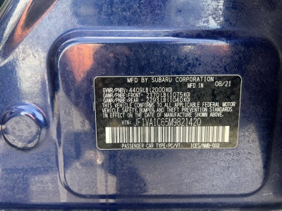 2021 Subaru WRX Premium