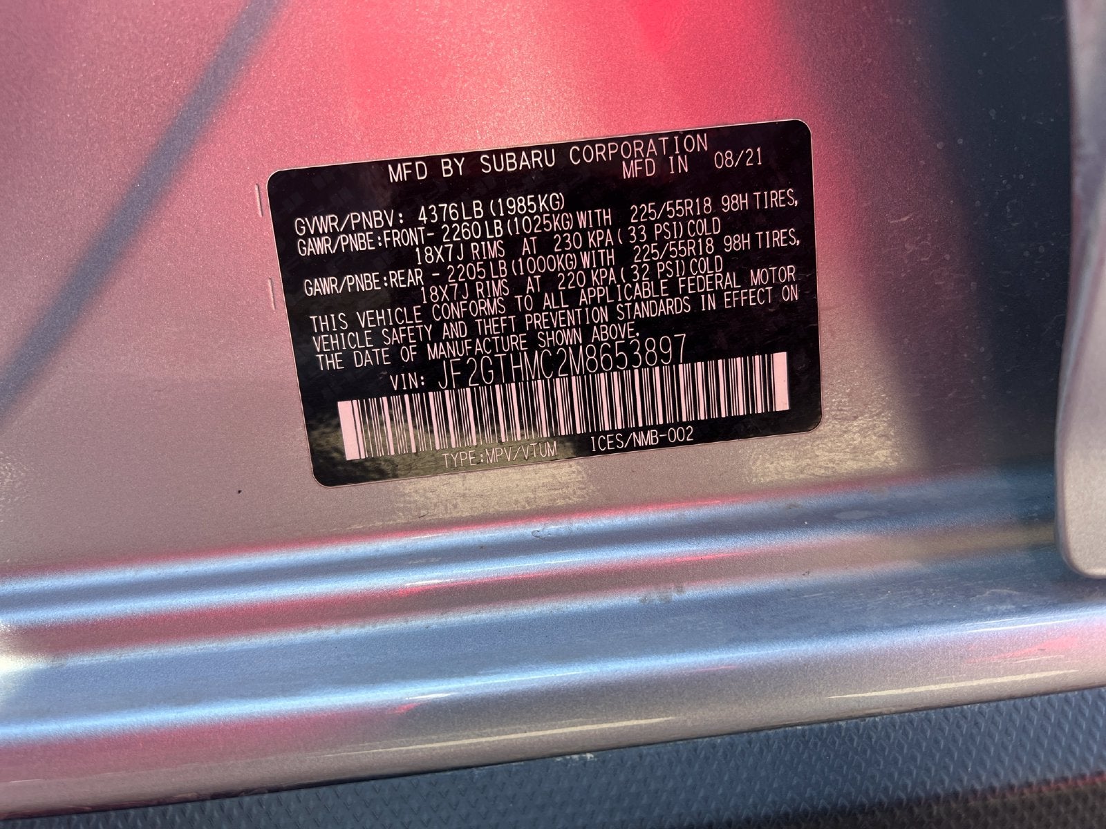 2021 Subaru Crosstrek Limited