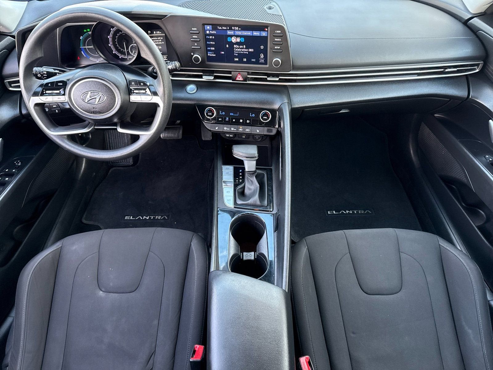 2022 Hyundai Elantra Hybrid Blue