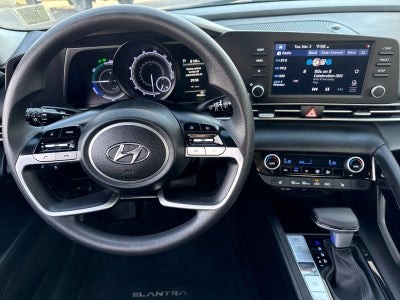 2022 Hyundai Elantra Hybrid Blue