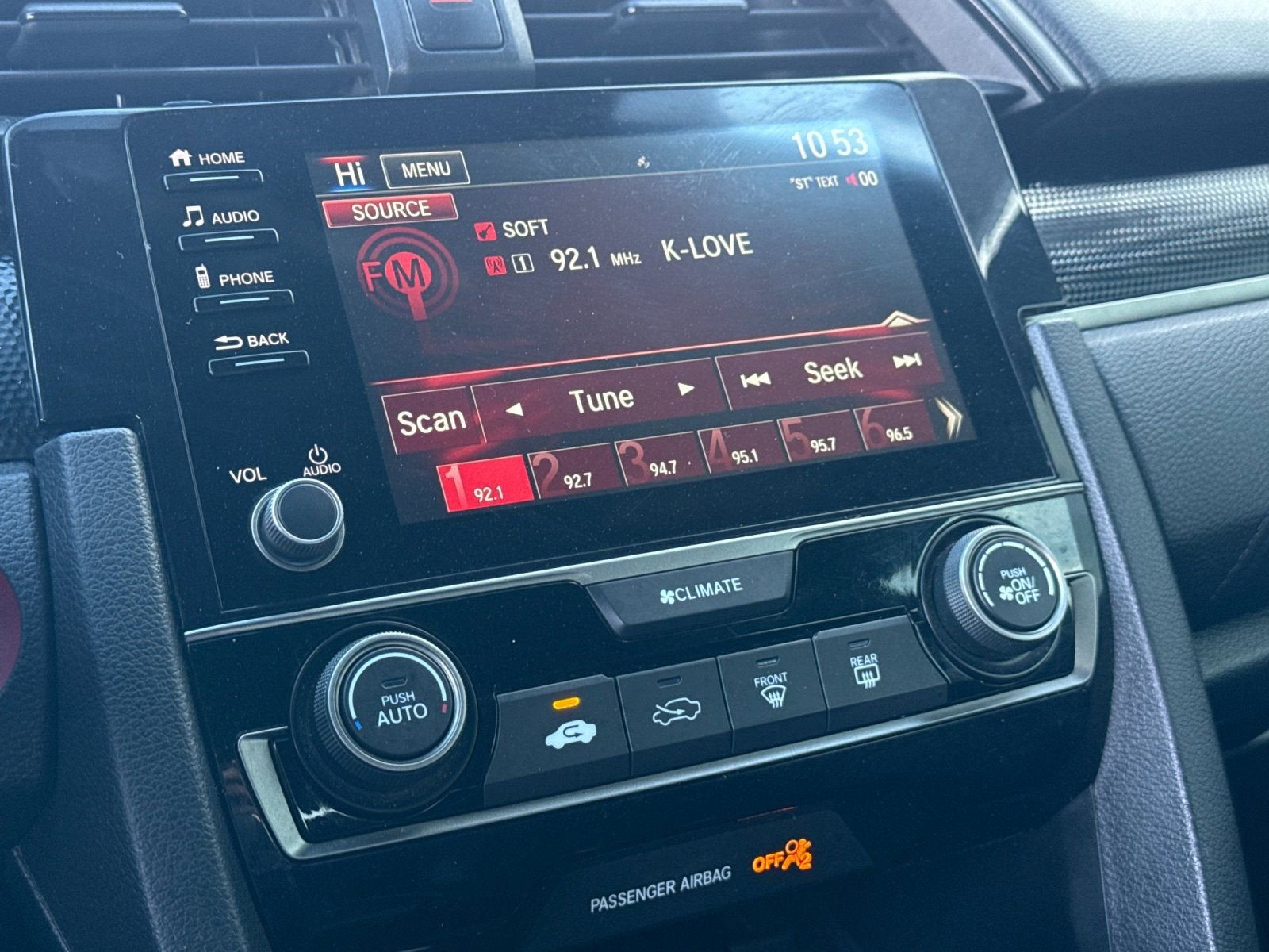 2020 Honda Civic Hatchback Sport