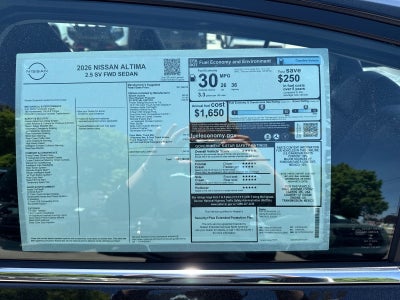 2026 Nissan Altima 2.5 SV