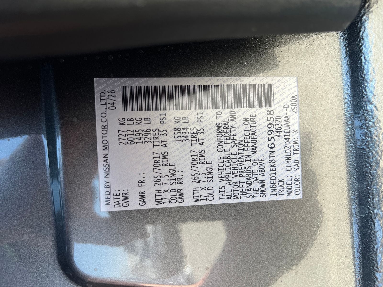 2026 Nissan Frontier PRO-4X
