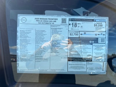 2026 Nissan Frontier PRO-4X