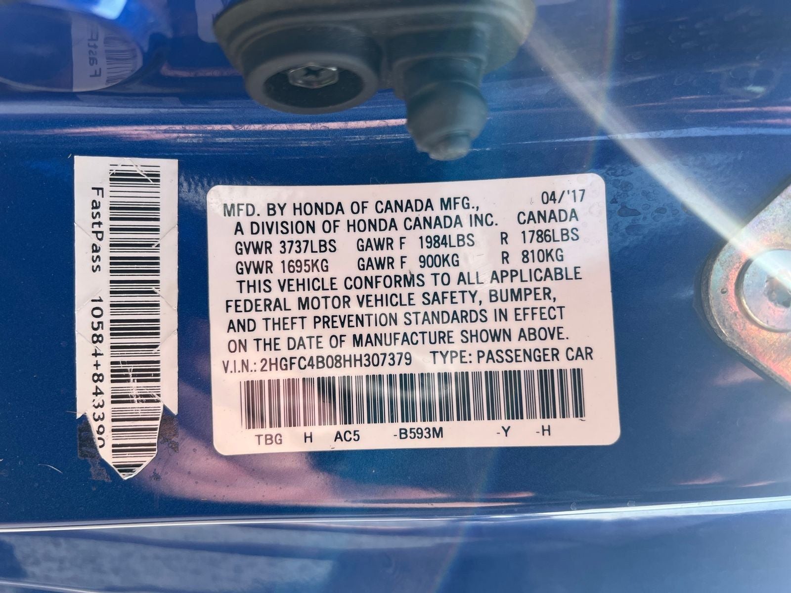 2017 Honda Civic LX-P