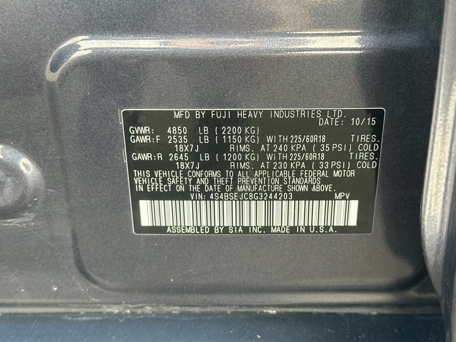2016 Subaru Outback 3.6R Limited