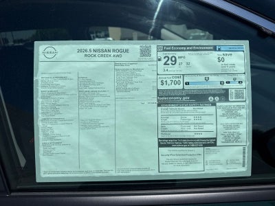 2026 Nissan Rogue Rock Creek