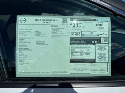 2026 Nissan Rogue SV