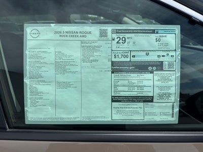 2026 Nissan Rogue Rock Creek
