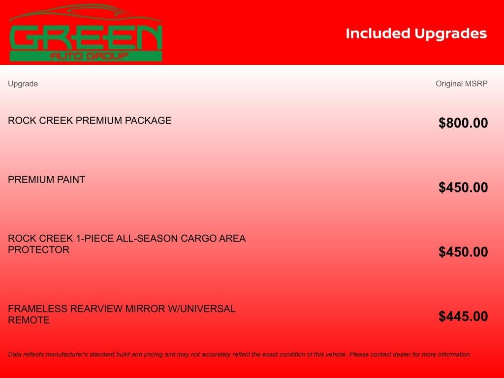 2026 Nissan Rogue Rock Creek