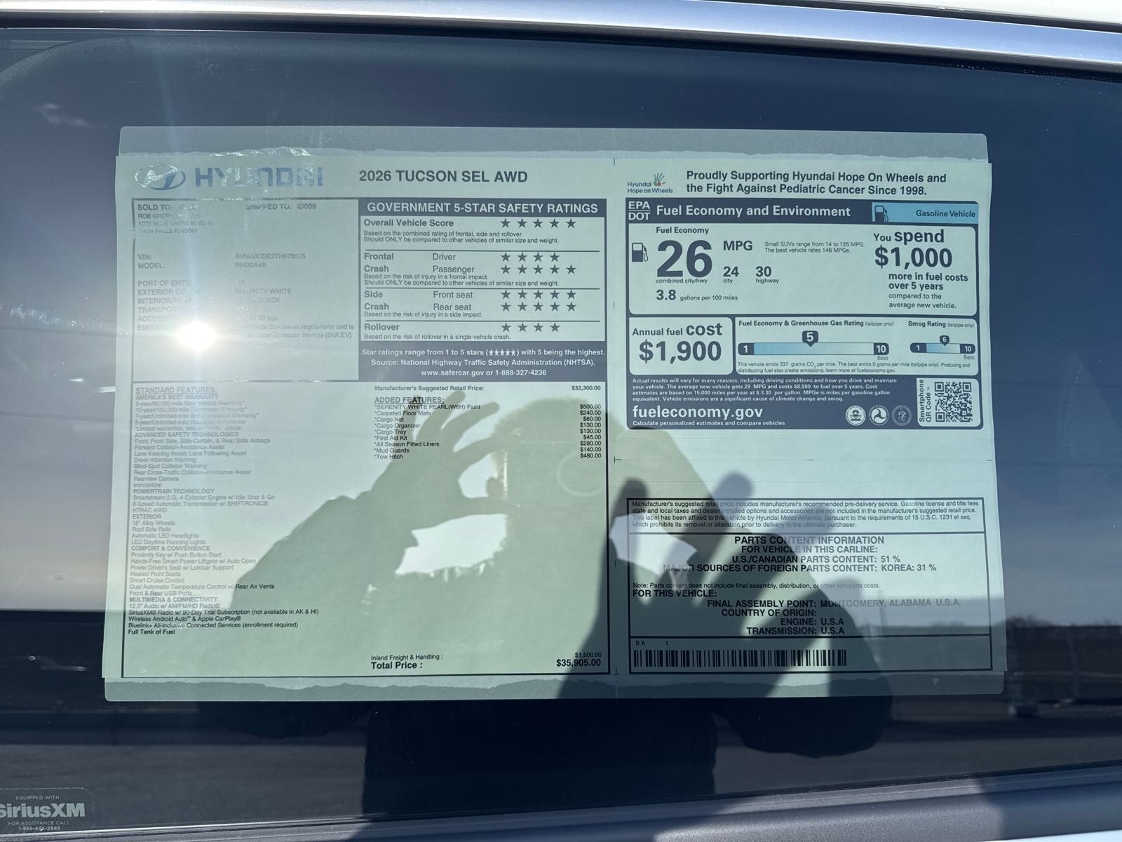 2026 Hyundai Tucson SEL