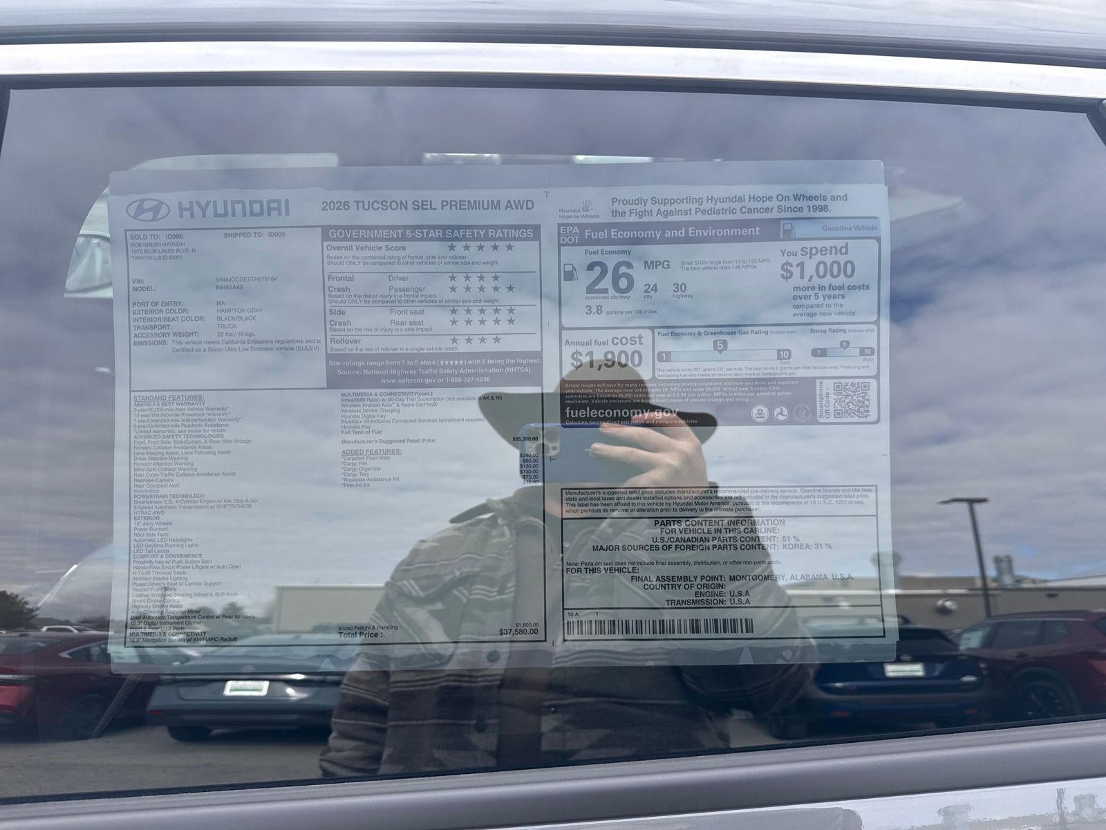 2026 Hyundai Tucson SEL Premium