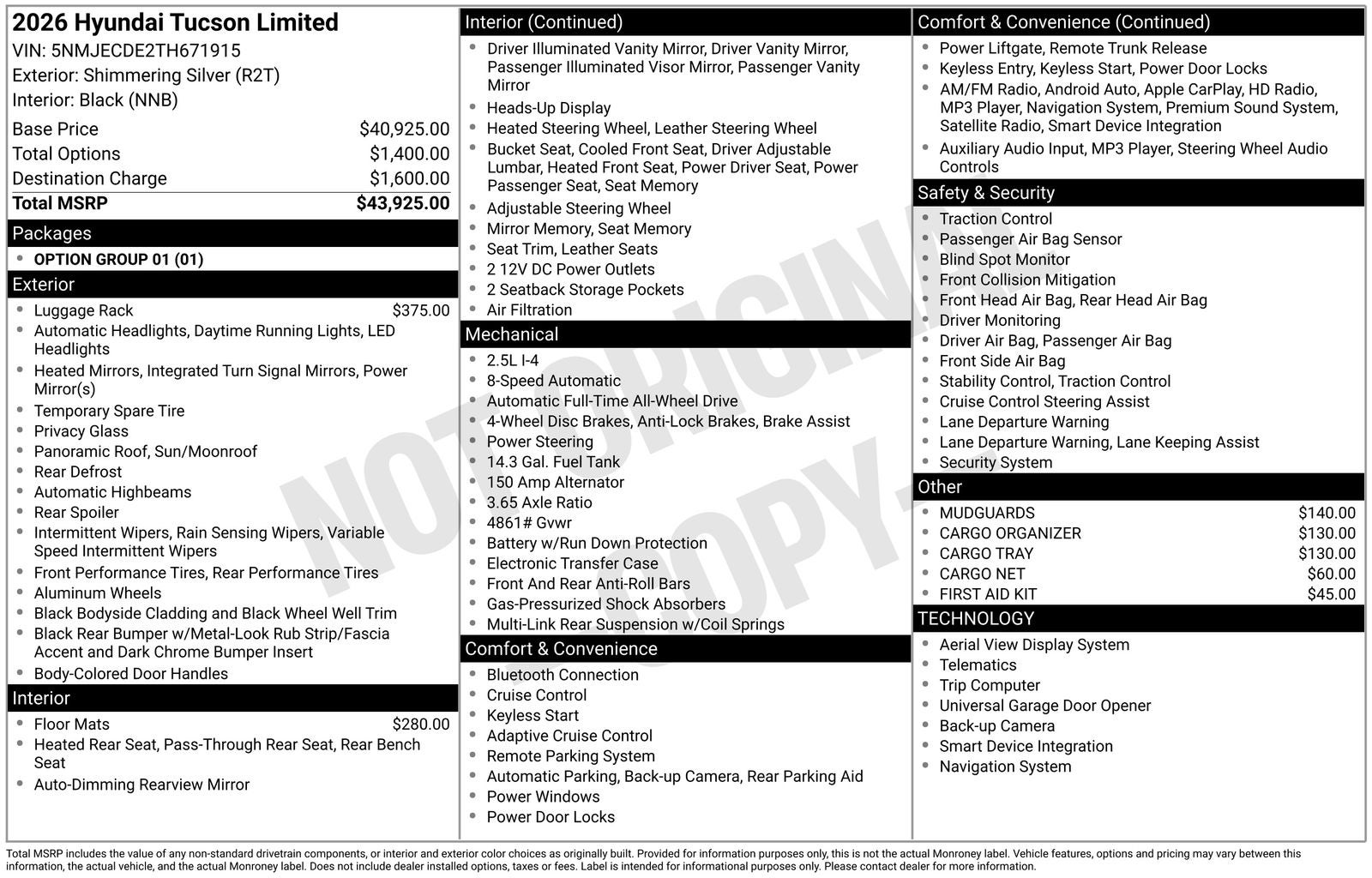 2026 Hyundai Tucson Limited