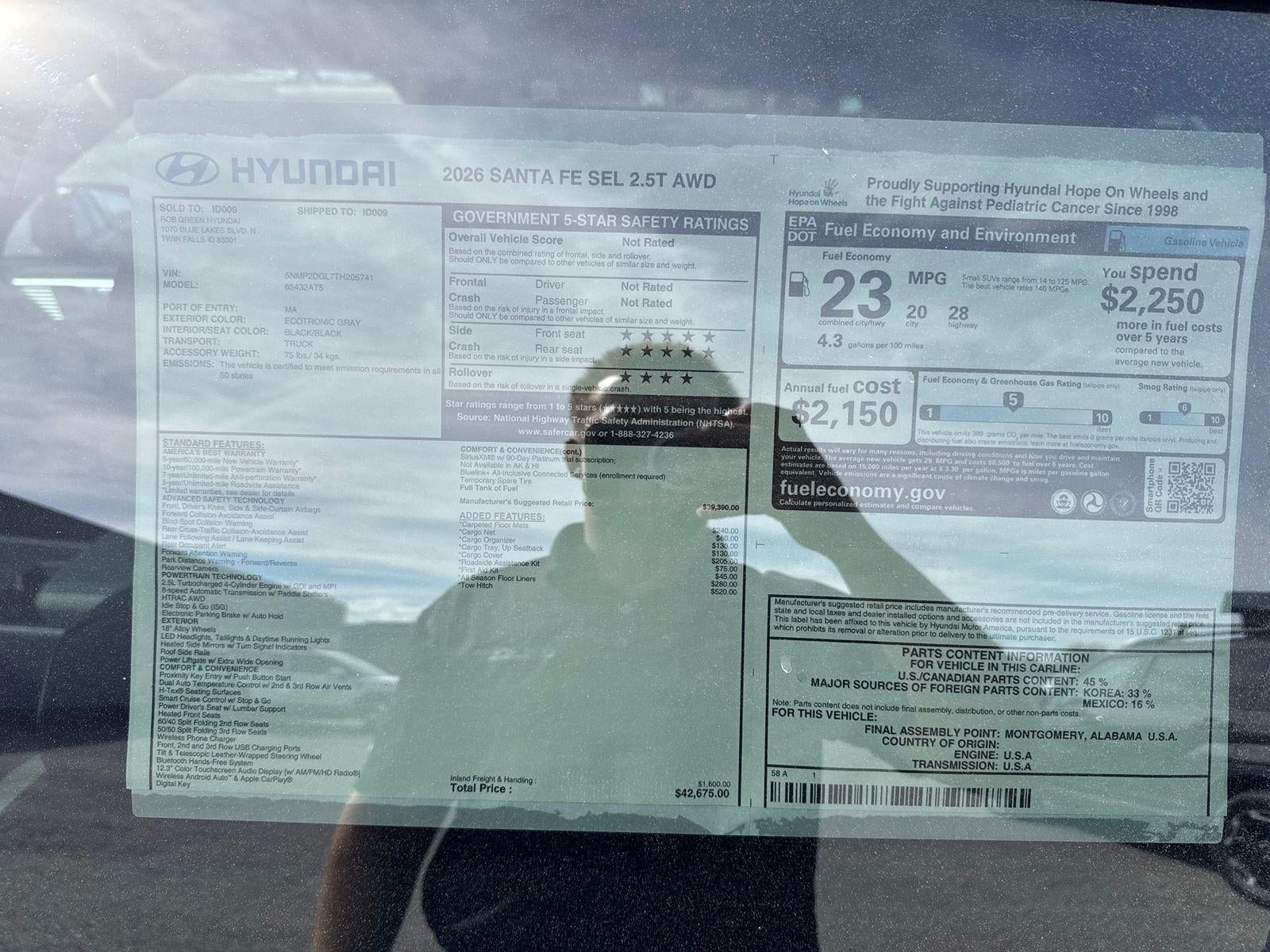 2026 Hyundai Santa Fe SEL