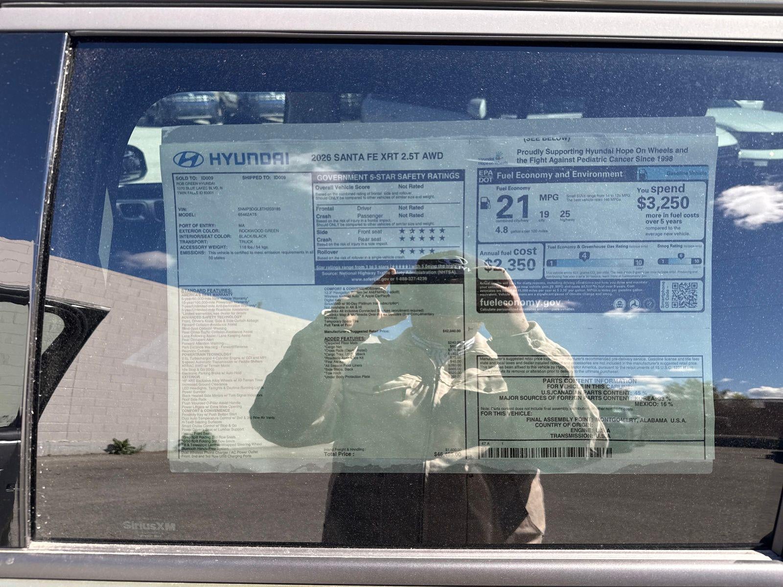 2026 Hyundai Santa Fe XRT