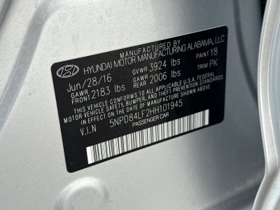 2017 Hyundai Elantra Limited