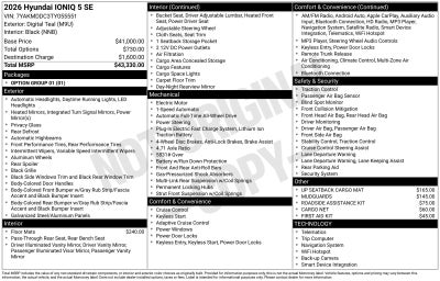 2026 Hyundai IONIQ 5 SE