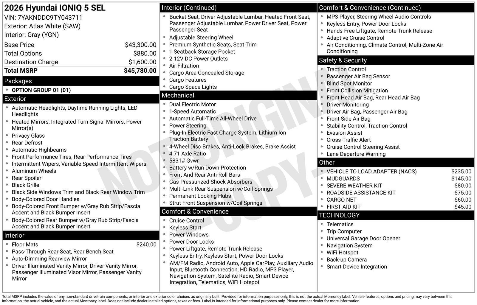 2026 Hyundai IONIQ 5 SEL