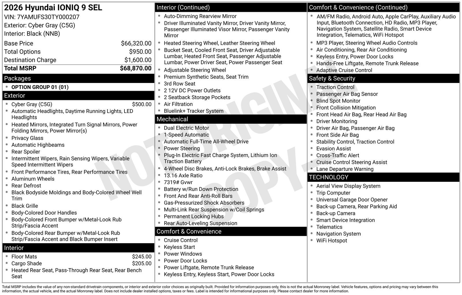 2026 Hyundai IONIQ 9 SEL