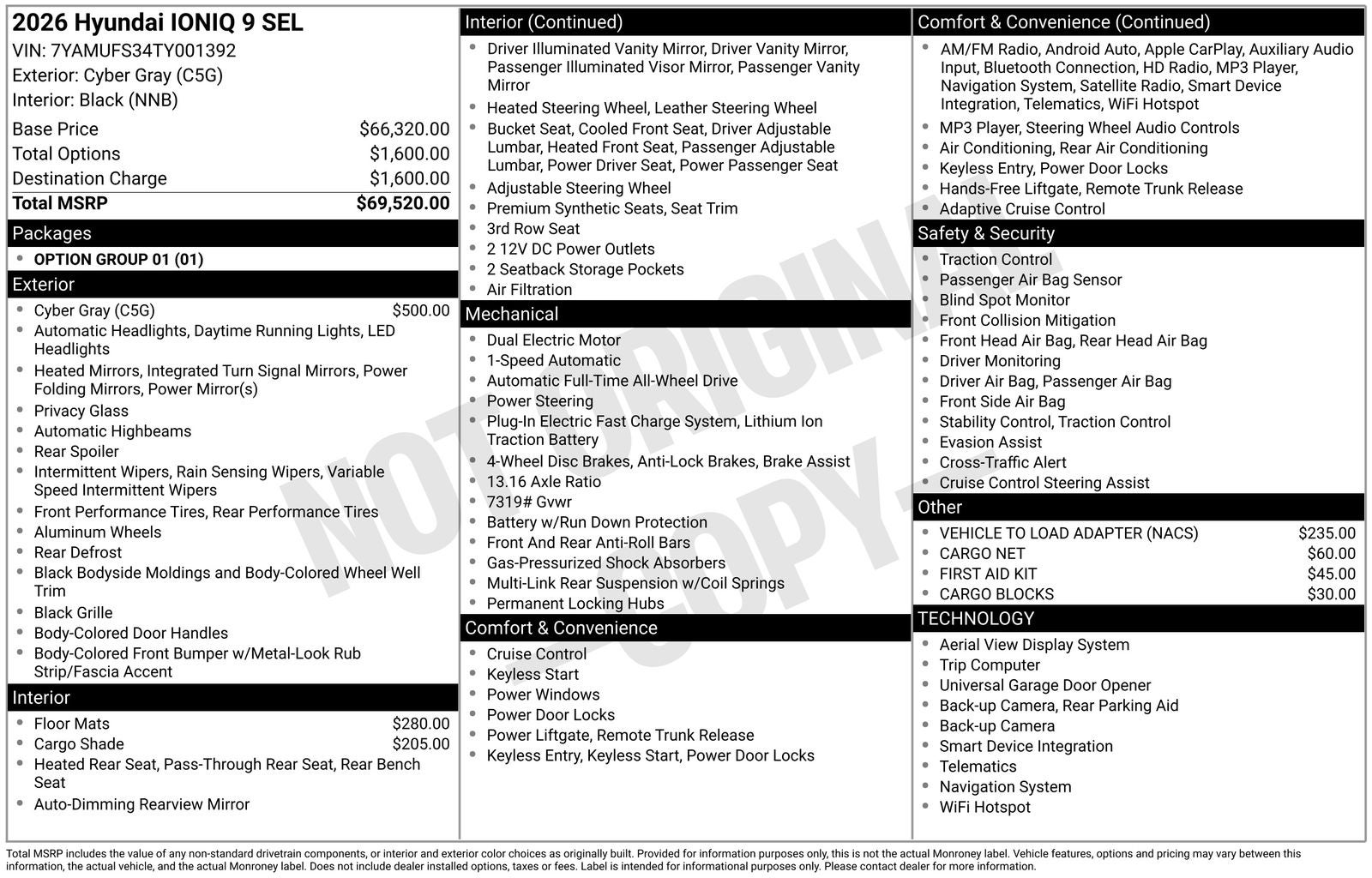 2026 Hyundai IONIQ 9 SEL