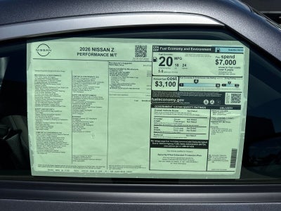 2026 Nissan Z Performance